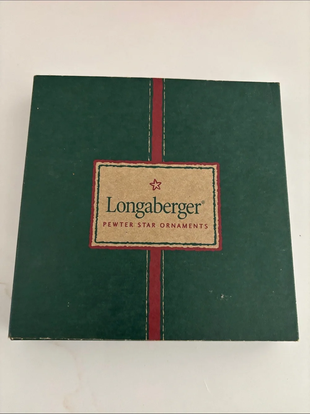 Longaberger Pewter Star Christmas Ornaments
